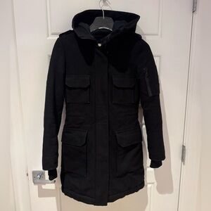 Black Winter Parka
